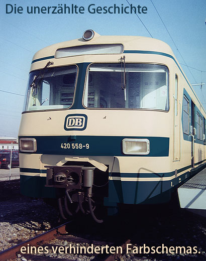 Bild: 420 558-9 beim Ortstermin im Bw Steinhausen am 13.April 1984